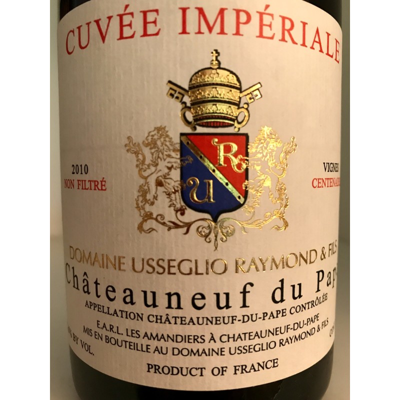 DOMAINE RAYMOND USSEGLIO CUVÉE IMPÉRIALE 2010