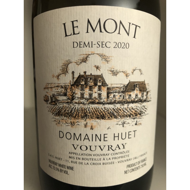 DOMAINE HUET VOUVRAY CUVÉE LE MONT SEC 2011