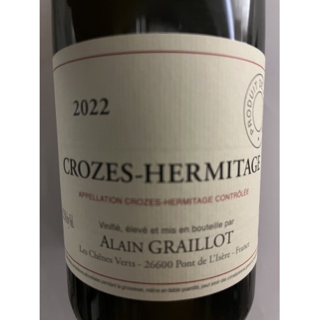 DOMAINE ALAIN GRAILLOT CROZES-HERMITAGE ROUGE 2011