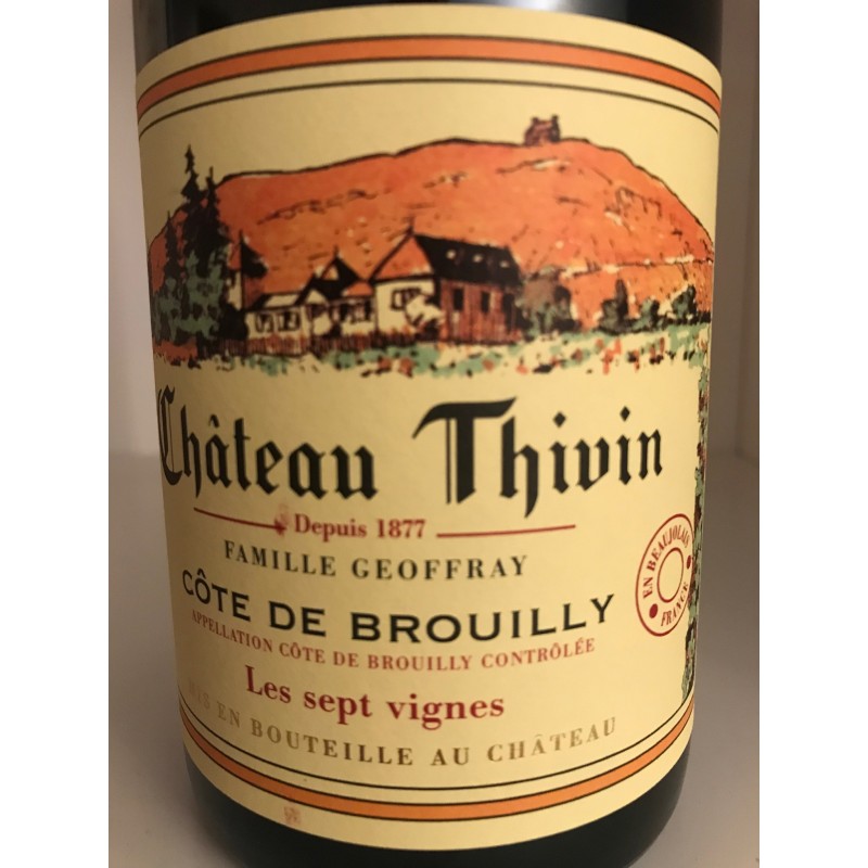 CÔTE DE BROUILLY CLOS BERTRAND 2016