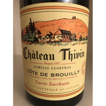 CÔTE DE BROUILLY ZACCHARIE 2017 MAGNUM