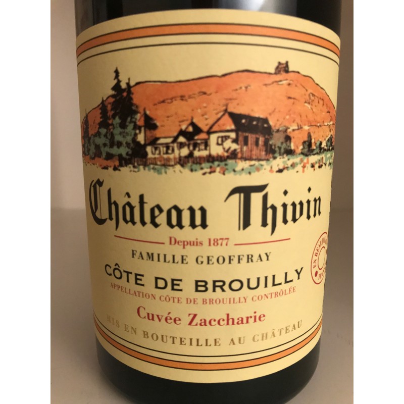 CÔTE DE BROUILLY ZACCHARIE 2018 MAGNUM