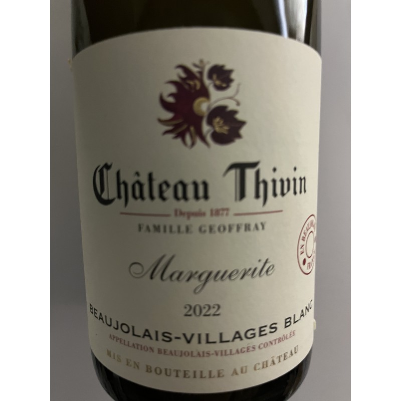 BEAUJOLAIS VILLAGES BLANC CUVEE MARGUERITE 2022