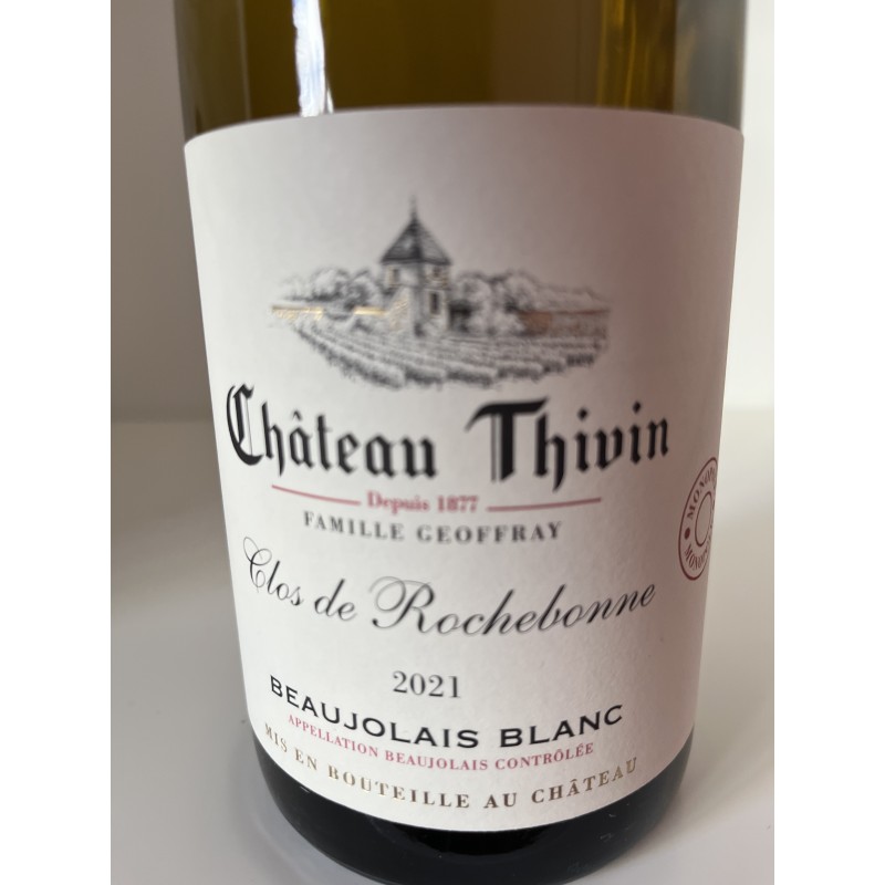 BEAUJOLAIS BLANC CLOS DE LA ROCHEBONNE 2023